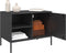 vidaXL - Tv-meubel - 68x39x50,5 - cm - staal - zwart