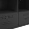 vidaXL - Tv-meubel - 68x39x50,5 - cm - staal - zwart