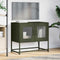 vidaXL - Tv-meubel - 68x39x60,5 - cm - koudgewalst - staal - olijfgroen
