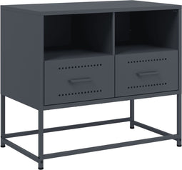 vidaXL - Tv-meubel - 68x39x60,5 - cm - staal - antracietkleurig