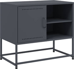vidaXL - Tv-meubel - 68x39x60,5 - cm - staal - antracietkleurig