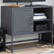 vidaXL - Tv-meubel - 68x39x60,5 - cm - staal - antracietkleurig
