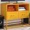 vidaXL - Tv-meubel - 68x39x60,5 - cm - staal - mosterdgeel