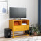 vidaXL - Tv-meubel - 68x39x60,5 - cm - staal - mosterdgeel