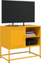 vidaXL - Tv-meubel - 68x39x60,5 - cm - staal - mosterdgeel