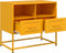 vidaXL - Tv-meubel - 68x39x60,5 - cm - staal - mosterdgeel