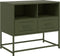 vidaXL - Tv-meubel - 68x39x60,5 - cm - staal - olijfgroen