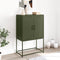 vidaXL - Tv-meubel - 68x39x60,5 - cm - staal - olijfgroen