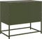 vidaXL - Tv-meubel - 68x39x60,5 - cm - staal - olijfgroen