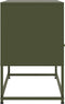 vidaXL - Tv-meubel - 68x39x60,5 - cm - staal - olijfgroen