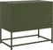 vidaXL - Tv-meubel - 68x39x60,5 - cm - staal - olijfgroen