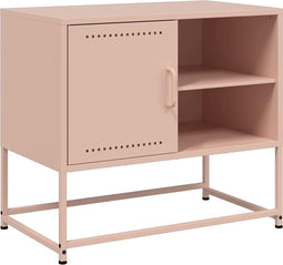 vidaXL - Tv-meubel - 68x39x60,5 - cm - staal - roze