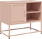 vidaXL - Tv-meubel - 68x39x60,5 - cm - staal - roze