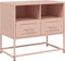 vidaXL - Tv-meubel - 68x39x60,5 - cm - staal - roze