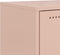 vidaXL - Tv-meubel - 68x39x60,5 - cm - staal - roze