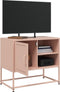 vidaXL - Tv-meubel - 68x39x60,5 - cm - staal - roze