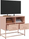 vidaXL - Tv-meubel - 68x39x60,5 - cm - staal - roze