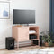vidaXL - Tv-meubel - 68x39x60,5 - cm - staal - roze