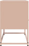 vidaXL - Tv-meubel - 68x39x60,5 - cm - staal - roze