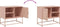 vidaXL - Tv-meubel - 68x39x60,5 - cm - staal - roze