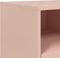 vidaXL - Tv-meubel - 68x39x60,5 - cm - staal - roze