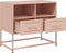 vidaXL - Tv-meubel - 68x39x60,5 - cm - staal - roze