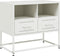 vidaXL - Tv-meubel - 68x39x60,5 - cm - staal - wit