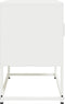 vidaXL - Tv-meubel - 68x39x60,5 - cm - staal - wit