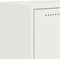 vidaXL - Tv-meubel - 68x39x60,5 - cm - staal - wit