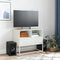 vidaXL - Tv-meubel - 68x39x60,5 - cm - staal - wit
