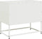 vidaXL - Tv-meubel - 68x39x60,5 - cm - staal - wit