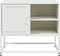 vidaXL - Tv-meubel - 68x39x60,5 - cm - staal - wit