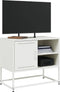 vidaXL - Tv-meubel - 68x39x60,5 - cm - staal - wit