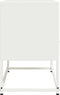 vidaXL - Tv-meubel - 68x39x60,5 - cm - staal - wit