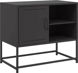 vidaXL - Tv-meubel - 68x39x60,5 - cm - staal - zwart