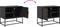 vidaXL - Tv-meubel - 68x39x60,5 - cm - staal - zwart