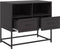 vidaXL - Tv-meubel - 68x39x60,5 - cm - staal - zwart