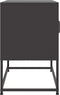 vidaXL - Tv-meubel - 68x39x60,5 - cm - staal - zwart
