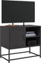 vidaXL - Tv-meubel - 68x39x60,5 - cm - staal - zwart