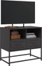 vidaXL - Tv-meubel - 68x39x60,5 - cm - staal - zwart