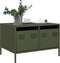 vidaXL - Tv-meubel - 68x50x43,5 - cm - koudgewalst - staal - olijfgroen