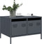 vidaXL - Tv-meubel - 68x50x43,5 - cm - koudgewalst - staal - antracietkleurig