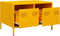 vidaXL - Tv-meubel - 68x50x43,5 - cm - koudgewalst - staal - mosterdgeel