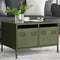 vidaXL - Tv-meubel - 68x50x43,5 - cm - koudgewalst - staal - olijfgroen