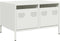 vidaXL - Tv-meubel - 68x50x43,5 - cm - koudgewalst - staal - wit