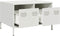 vidaXL - Tv-meubel - 68x50x43,5 - cm - koudgewalst - staal - wit