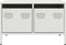 vidaXL - Tv-meubel - 68x50x43,5 - cm - koudgewalst - staal - wit