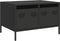 vidaXL - Tv-meubel - 68x50x43,5 - cm - koudgewalst - staal - zwart