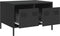 vidaXL - Tv-meubel - 68x50x43,5 - cm - koudgewalst - staal - zwart