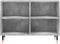 vidaXL - Tv-meubel - 69,5x30x50 - cm - bewerkt - hout - betongrijs